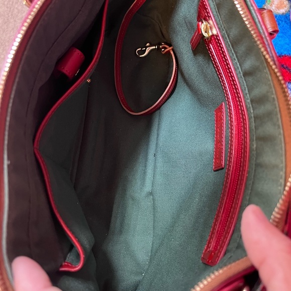 Dooney and Bourke coated canvas satchel-shoulder bag - Picture 6 of 7